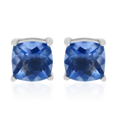 Orecchini in argento con Fluorite Cangiante