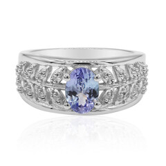 Anello in argento con Tanzanite (non riscaldata)