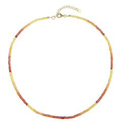 Collana in argento con Zaffiro Tramonto