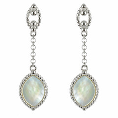 Orecchini in argento con Madreperla