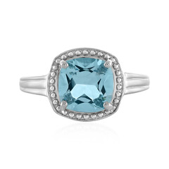 Anello in argento con Topazio Blu Cielo