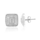 Orecchini in argento con Diamante I3 (I)