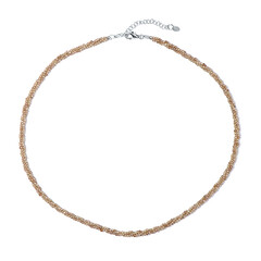 Collana in argento con Zircone Fancy