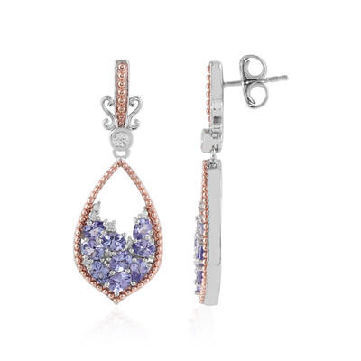 Orecchini in argento con Tanzanite (Dallas Prince Designs)