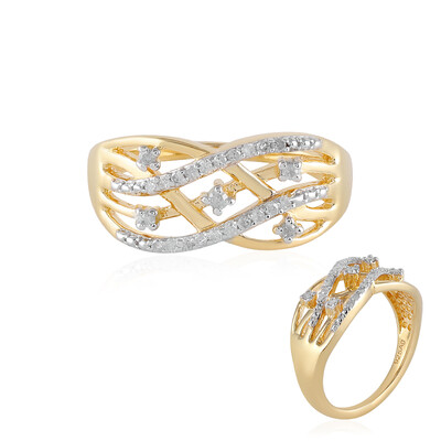Anello in argento con Diamante I2 (I)