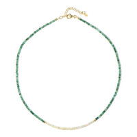 Collana in argento con Smeraldo Zambia