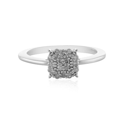 Anello in argento con Diamante I1 (I)