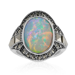 Anello in argento con Opale di Welo (Annette classic)