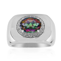 Anello in argento con Quarzo Mistico