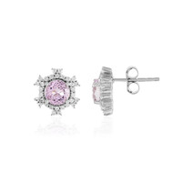 Orecchini in argento con Kunzite