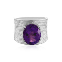 Anello in argento con Ametista Siberiana
