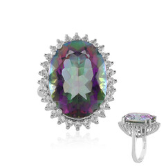 Anello in argento con Quarzo Mistico