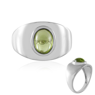 Anello in argento con Peridoto Arizona
