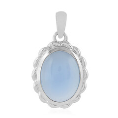 Ciondolo in argento con Calcedonio