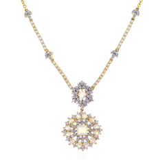 Collana in argento con Opale di Welo