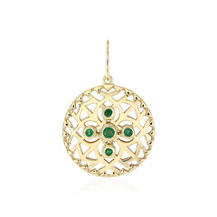 Ciondolo in oro con Smeraldo Brasiliano (Ornaments by de Melo)