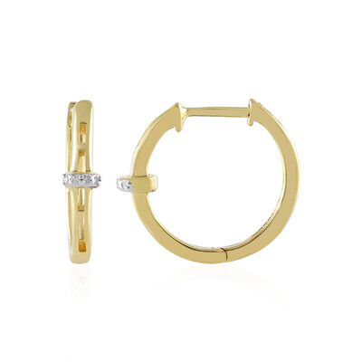 Orecchini in argento con Diamante I2 (I)