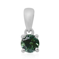 Ciondolo in argento con Apatite Cromo