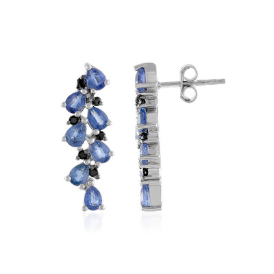 Orecchini in argento con Cianite del Nepal