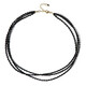 Collana in argento con Spinello Nero