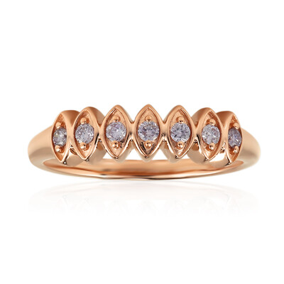Anello in oro con Diamante Rosa d'Argyle I3 (Mark Tremonti)