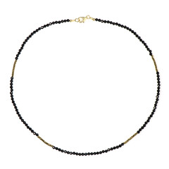 Collana in argento con Spinello Nero