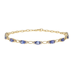 Bracciale in oro con Tanzanite AAA (CIRARI)