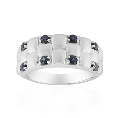 Anello in argento con Zaffiro Blu (Remy Rotenier)