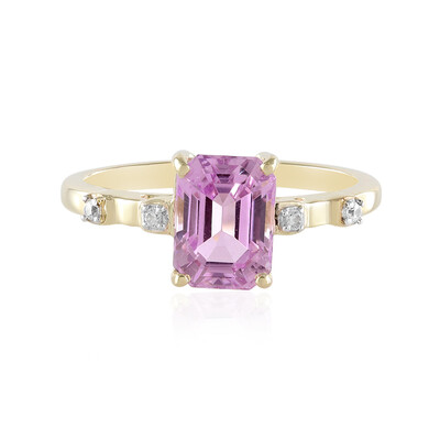 Anello in oro con Kunzite