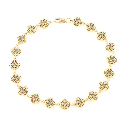 Bracciale in oro con Diamante Champagne I2 (Ornaments by de Melo)