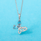 Collana in oro con Acquamarina Brasiliana AAA (Smithsonian)