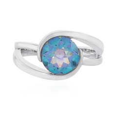 Anello in argento con Quarzo Oceano