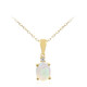 Collana in oro con Opale di Welo AAA
