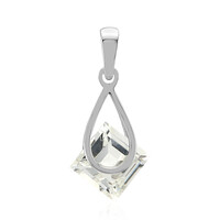 Ciondolo in argento con Topazio Bianco