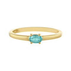 Anello in argento con Apatite Blu