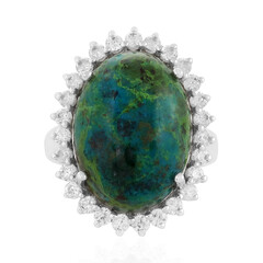 Anello in argento con Crisocolla