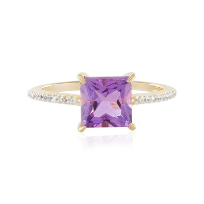 Anello in argento con Ametista Uruguay