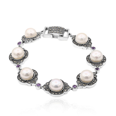 Bracciale in argento con Perla di Acqua Dolce (Annette classic)