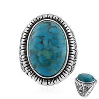Anello in argento con Turchese Kingman Mohave Blu (Art of Nature)