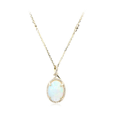 Collana in oro con Opale di Welo AAA (CIRARI)