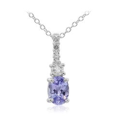 Collana in argento con Tanzanite
