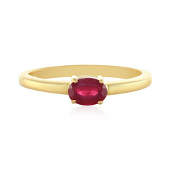 Anello in argento con Rubino del Madagascar
