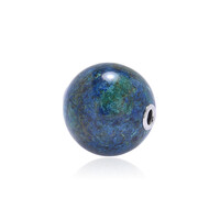 Ciondolo in argento con Malachite Azzurrite