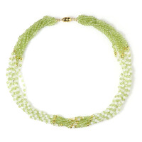 Collana in argento con Peridoto (Riya)