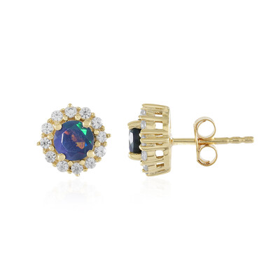 Orecchini in argento con Opale Mezezo (Adela Silber)