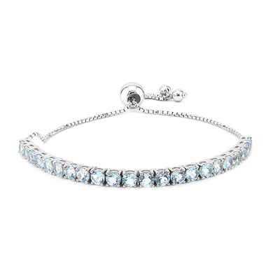Bracciale in argento con Topazio Blu Cielo