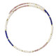 Collana rigida in acciaio con Lapislazzuli (Riya)