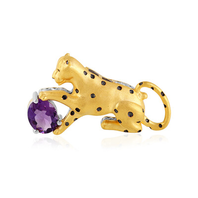 Spilla in argento con Ametista (Gems en Vogue)