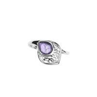 Anello in argento con Ametista