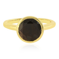 Anello in argento con Zaffiro Cioccolato